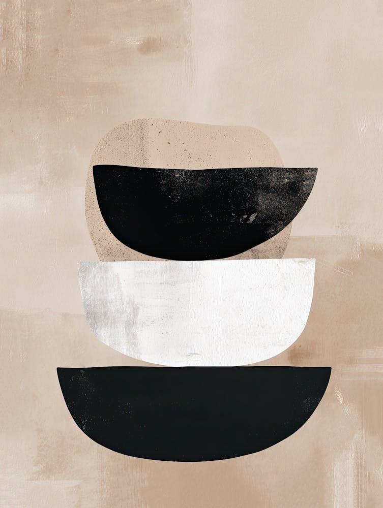 Shifting Harmony Bauhaus Minimalist