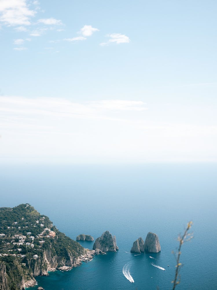 Küste von Capri Italien