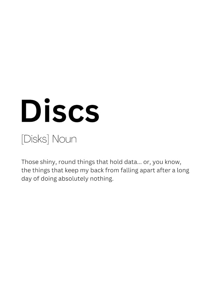 Discs Definition Meaning