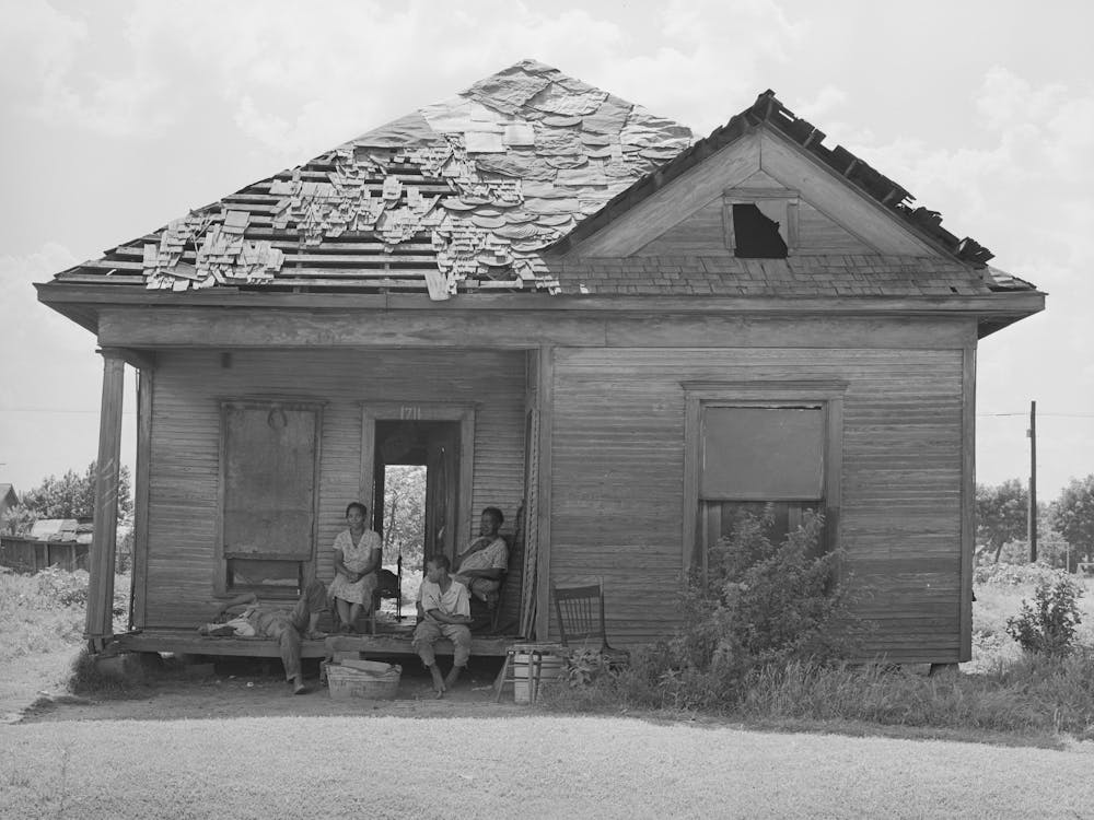 Home Of Agricultural Day Laborer S Home In Muskogee County, Oklahoma, These Houses Rent From Two To Five Dollars Per