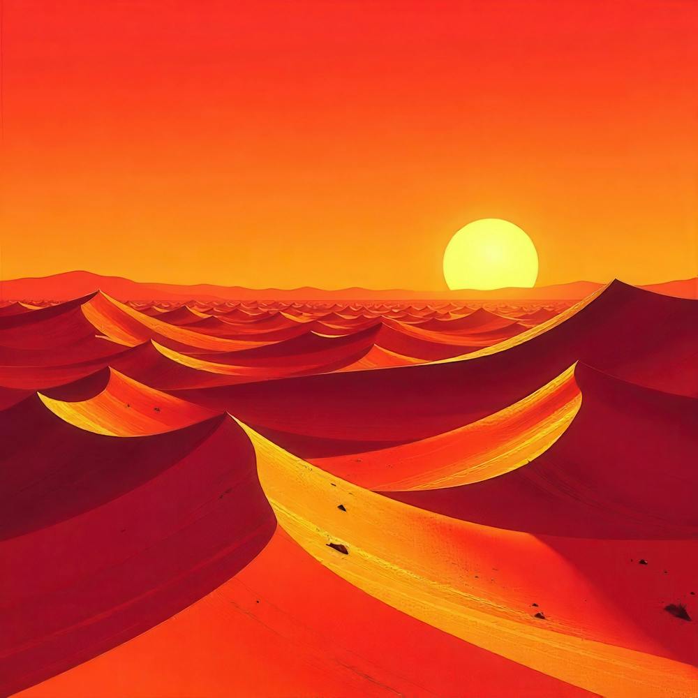 Sunset In The Desert 20
