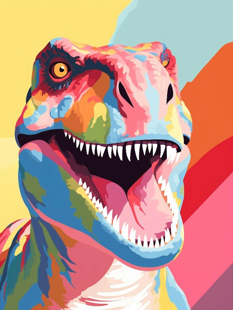 Colourful Dinosaur Carcharodontosaurus 3
