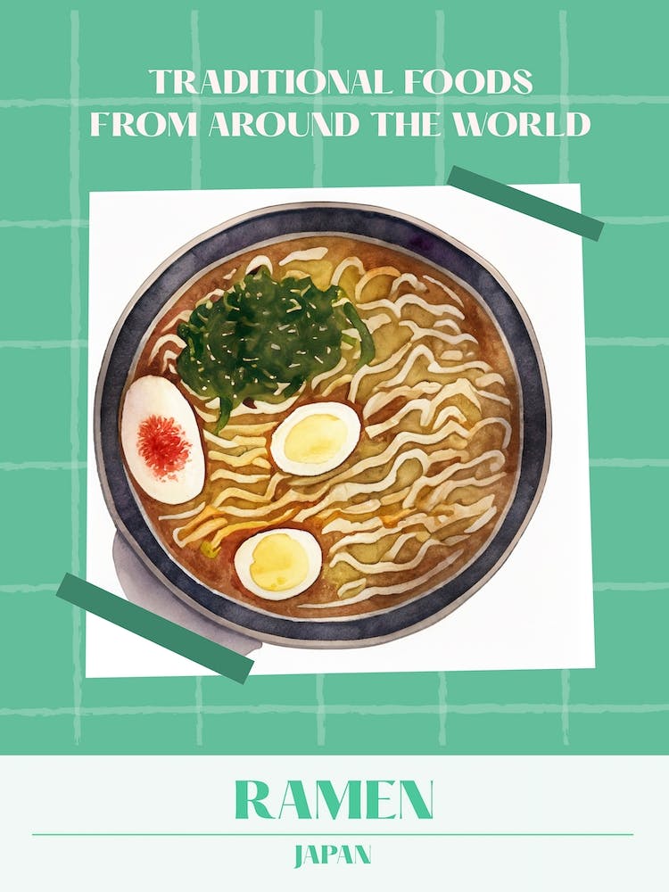 Ramen Japan 3 Foods Of The World