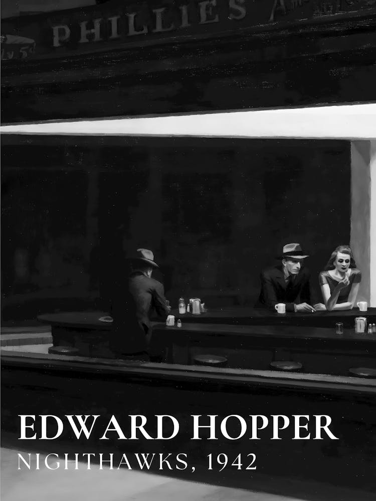 Edward Hopper Nighthawks, 1921