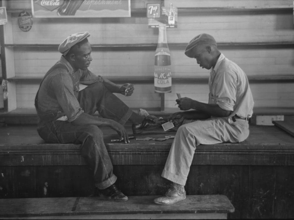 Untitled Photo, Possibly Related To Game Of Coon Can In Store Near Reserve, Louisiana By Russell Lee 1