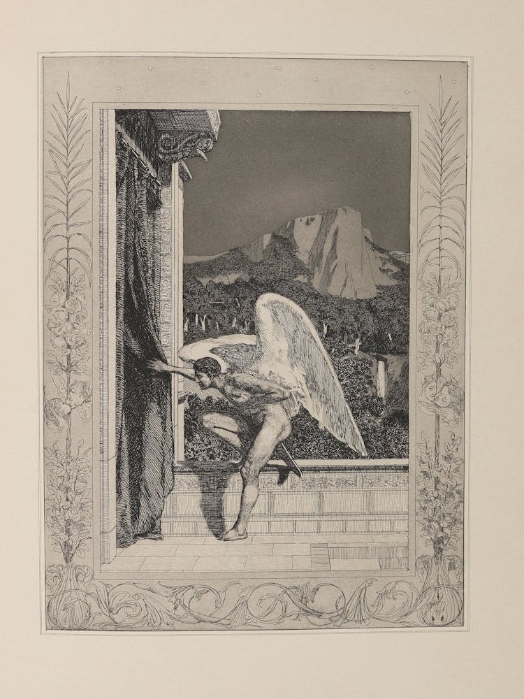 Angel On A Window