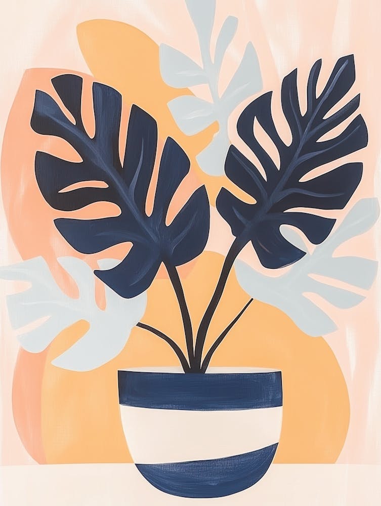 Plante Monstre dans un Pot