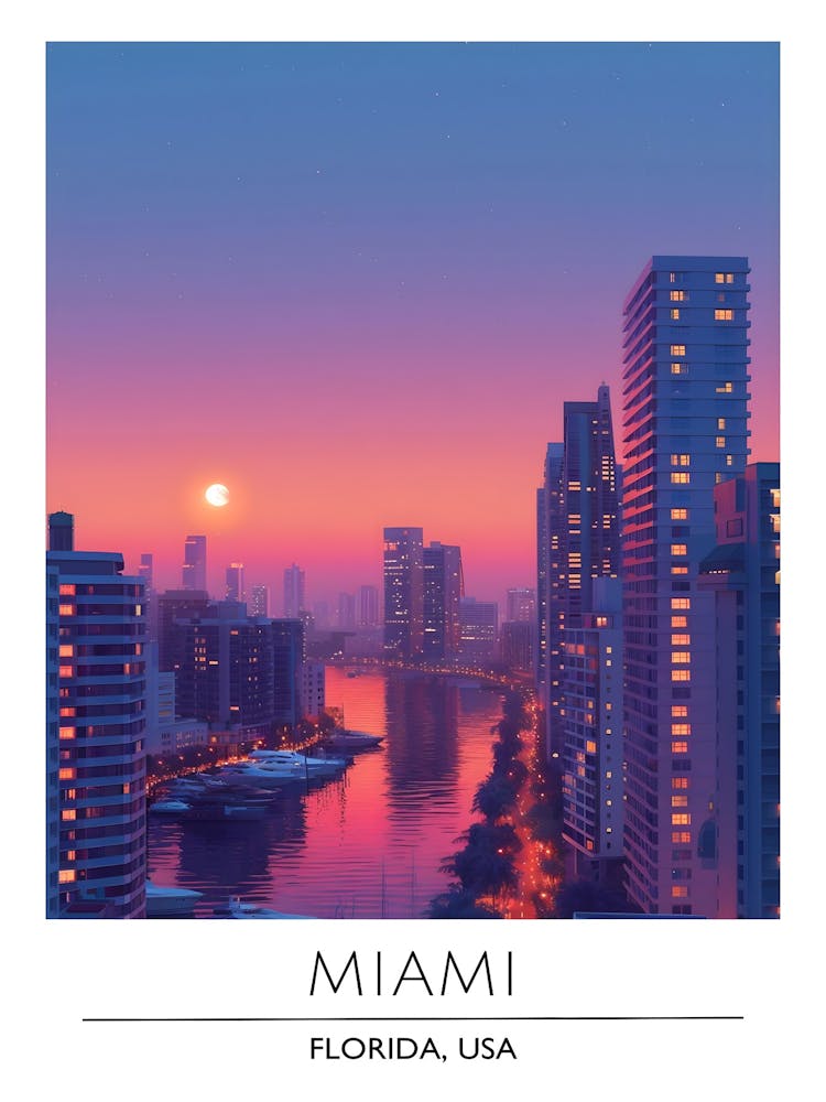 Miami Florida Sunset