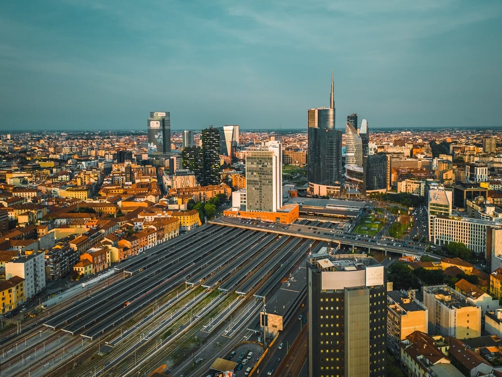 Garibaldi Milano Luftbild