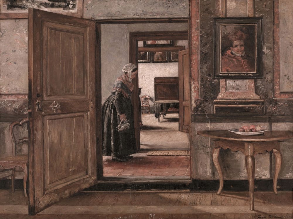 Woman In A Room Portrait Painting