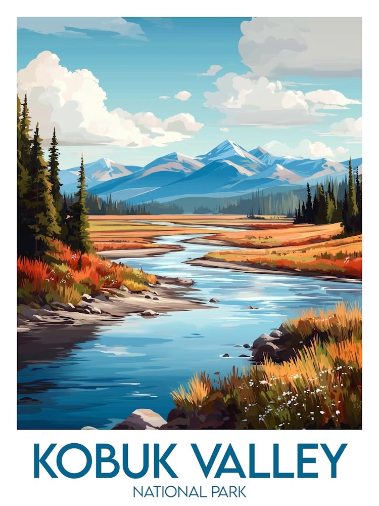 Affiche de voyage Kobuk Valley National Park