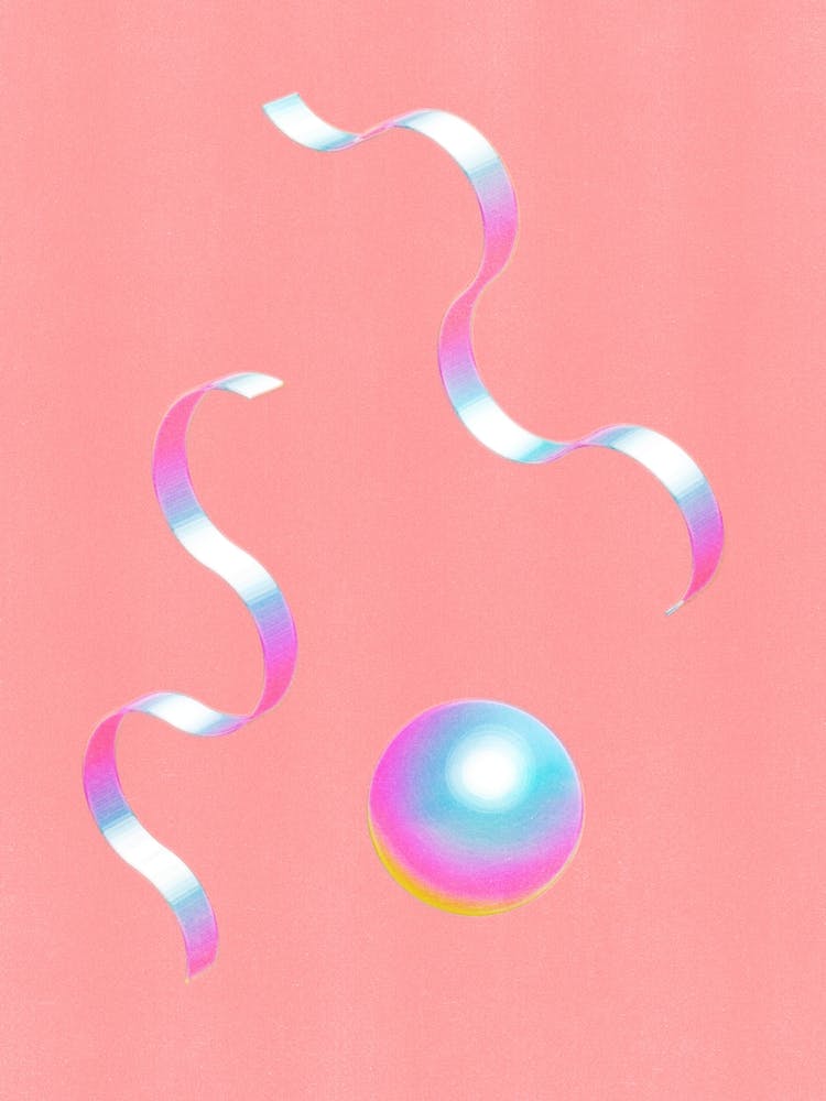 Pink 3d Abstract