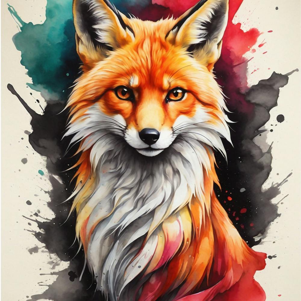 Fox Painting