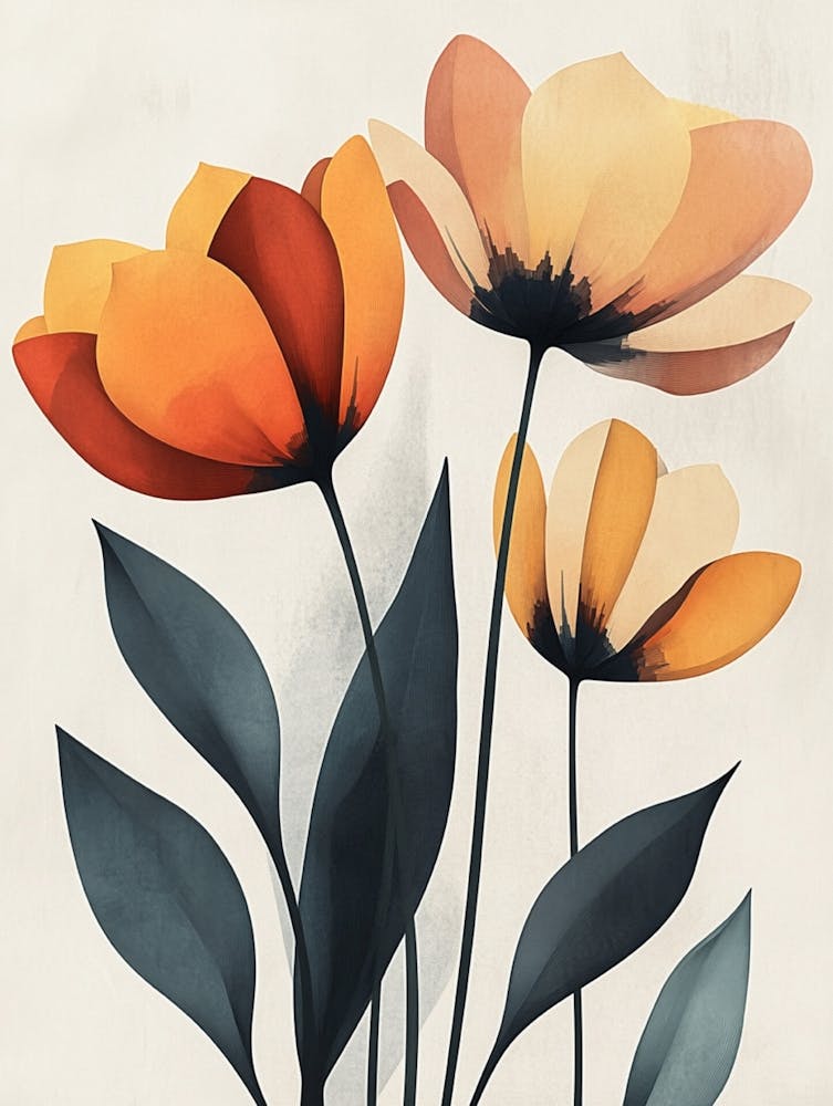 Orange Tulips