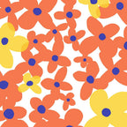 Petals In Persimmon Square