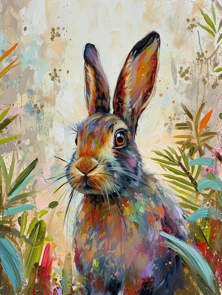Belgian Hare Painting 2