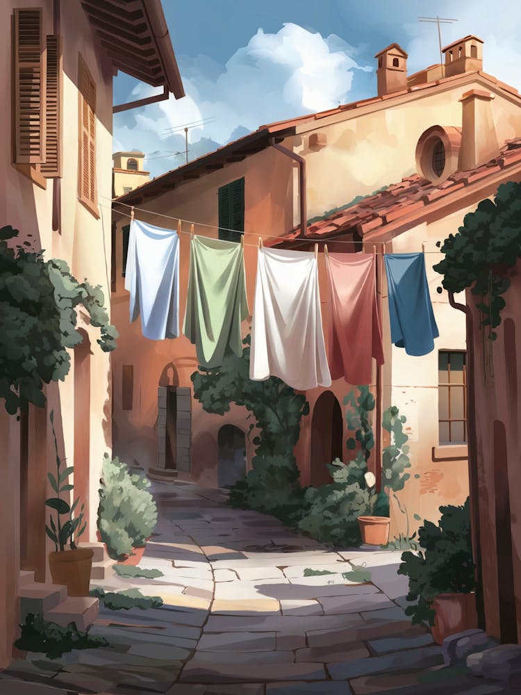 Laundry in Tuscany