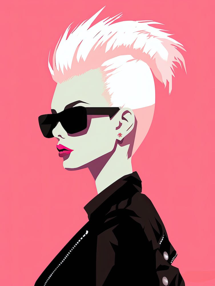 Punked in Pink Minimalism