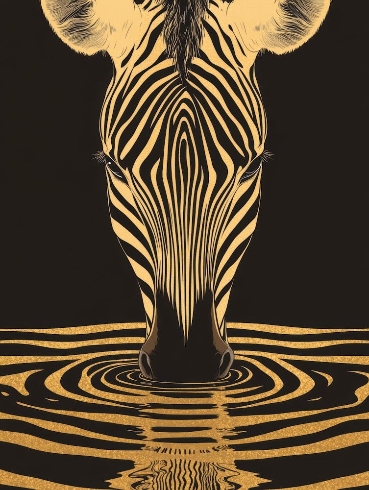 Zebra Canvas Print 4
