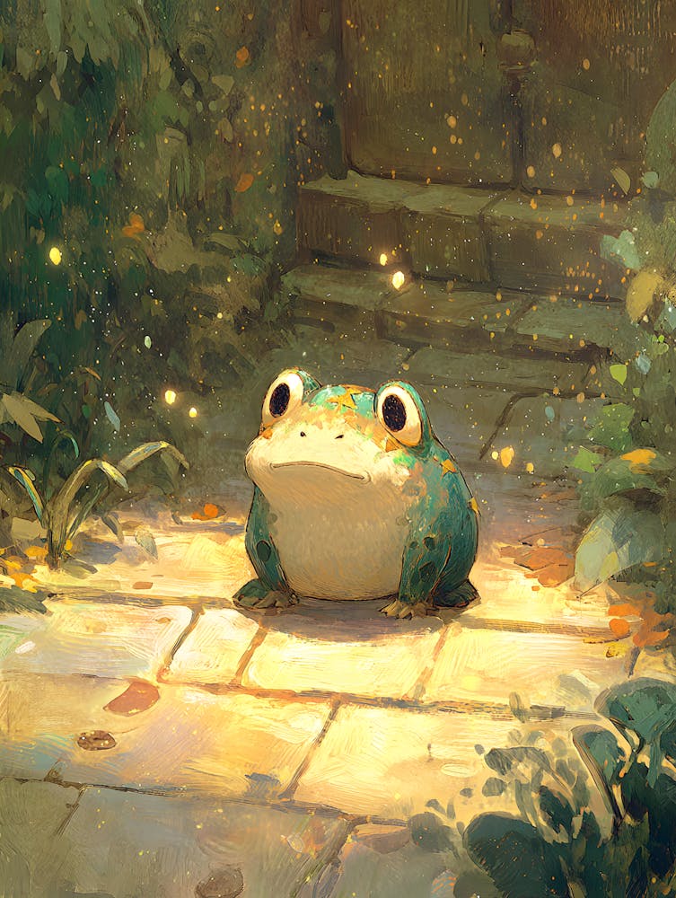 Frosch im Wald 4