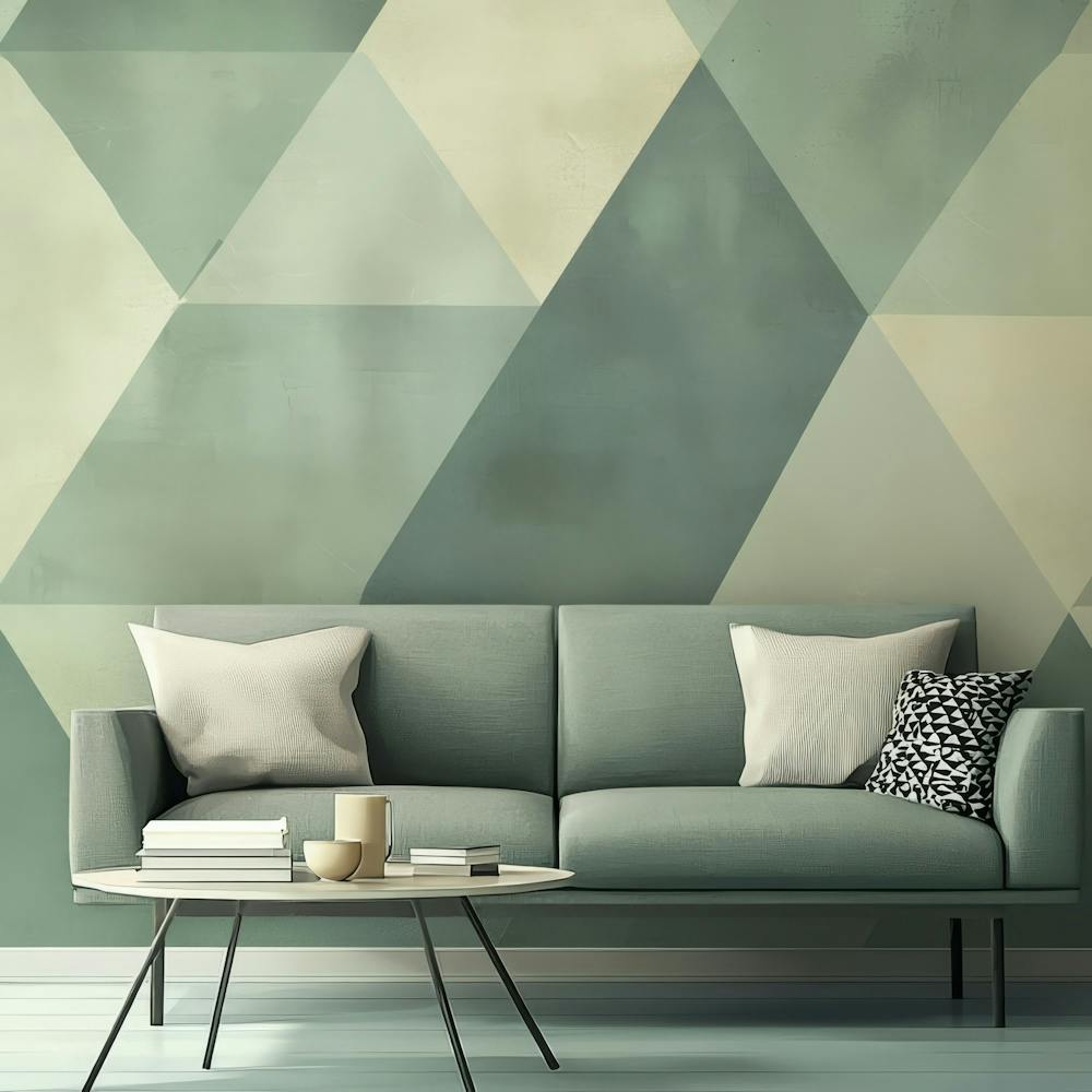 Geometric Wall Mural
