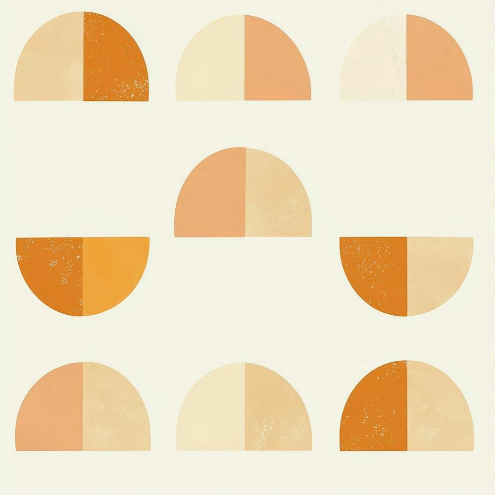Orange And Beige