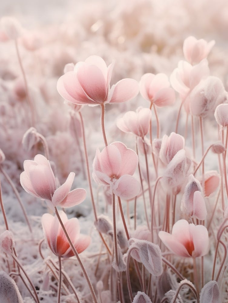 Frosty Botanical Cyclamen 1