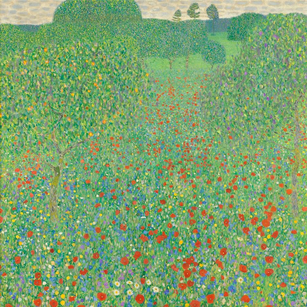 190 Gustav Klimt Bluhender Mohn