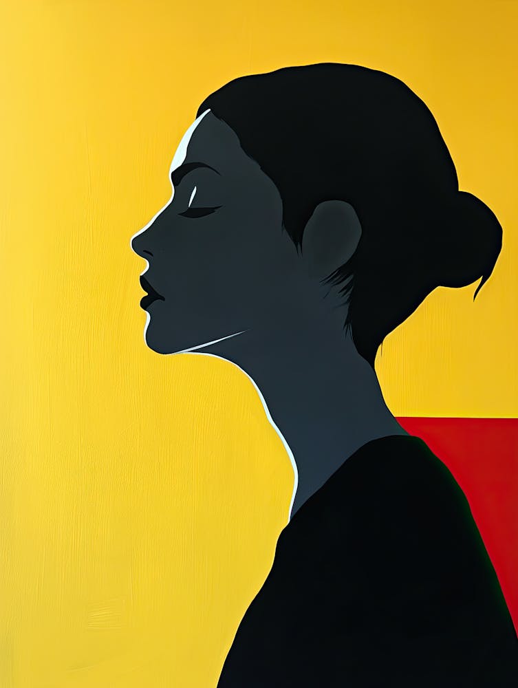 Silhouette Of A Woman, Minimalism 2