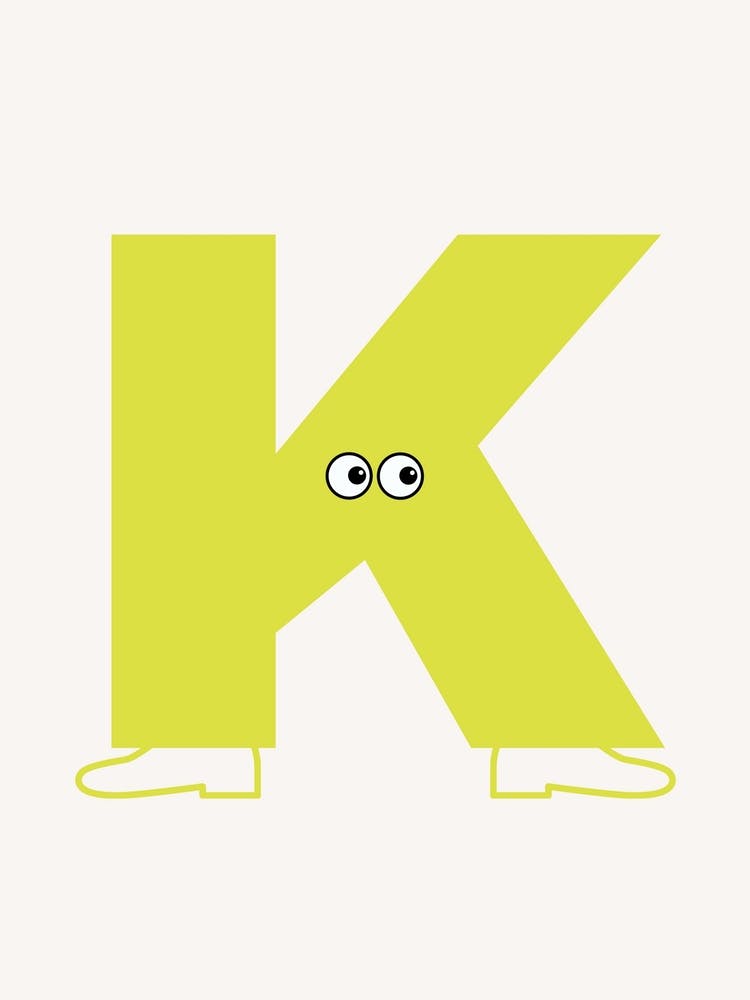 Alphabet Poster K