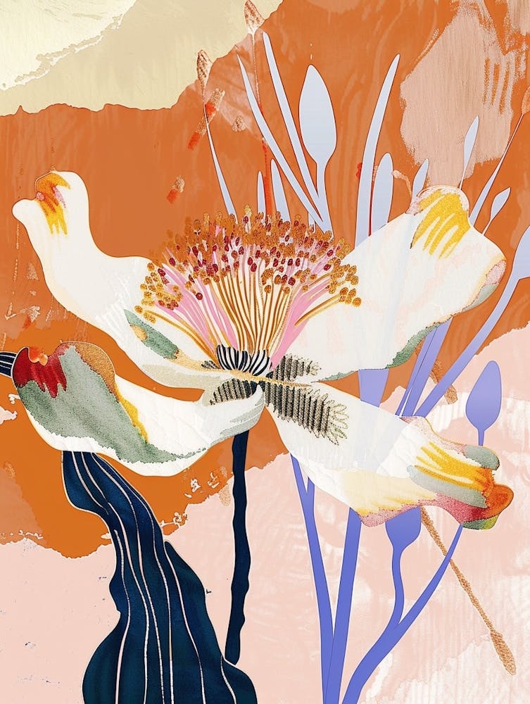 Colourful Flower Illustration Cosmos 4