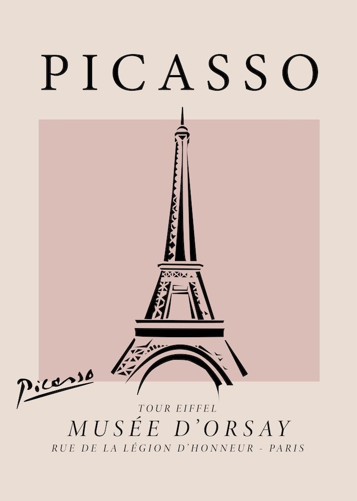 Eiffel Tower - Picasso Style