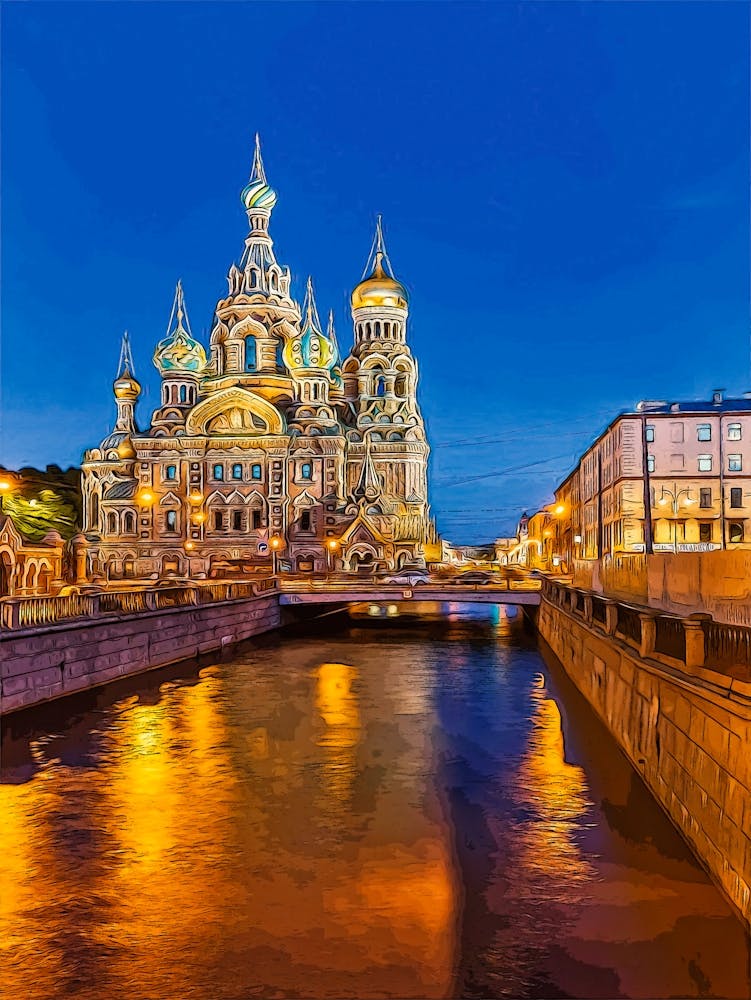 Church Of The Savior On Blood At St