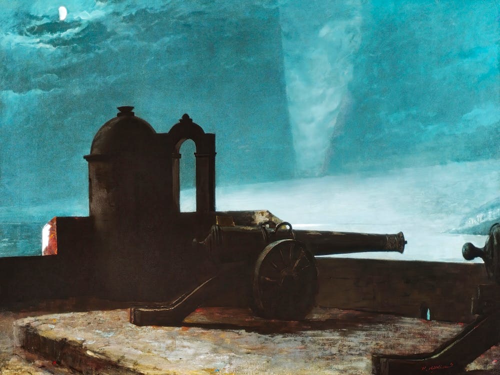 Searchlight On Harbor Entrance, Santiago De Cuba (1901), Winslow Homer