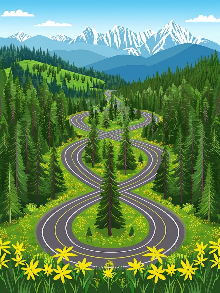 Road In The Mountains 7