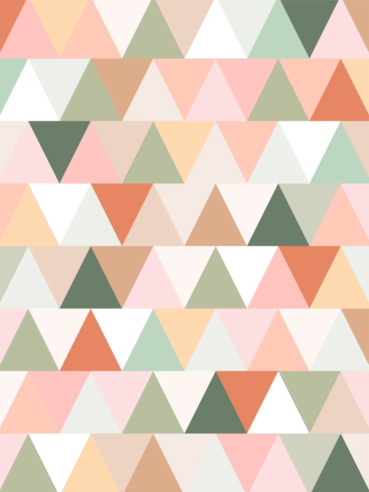 Pastel Triangles