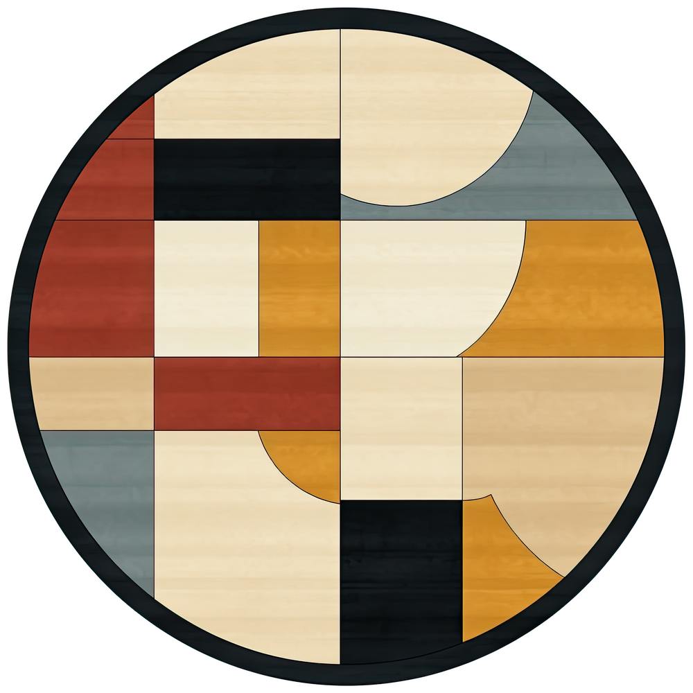 Circles in Harmony: Mid Century Geometric Reverie