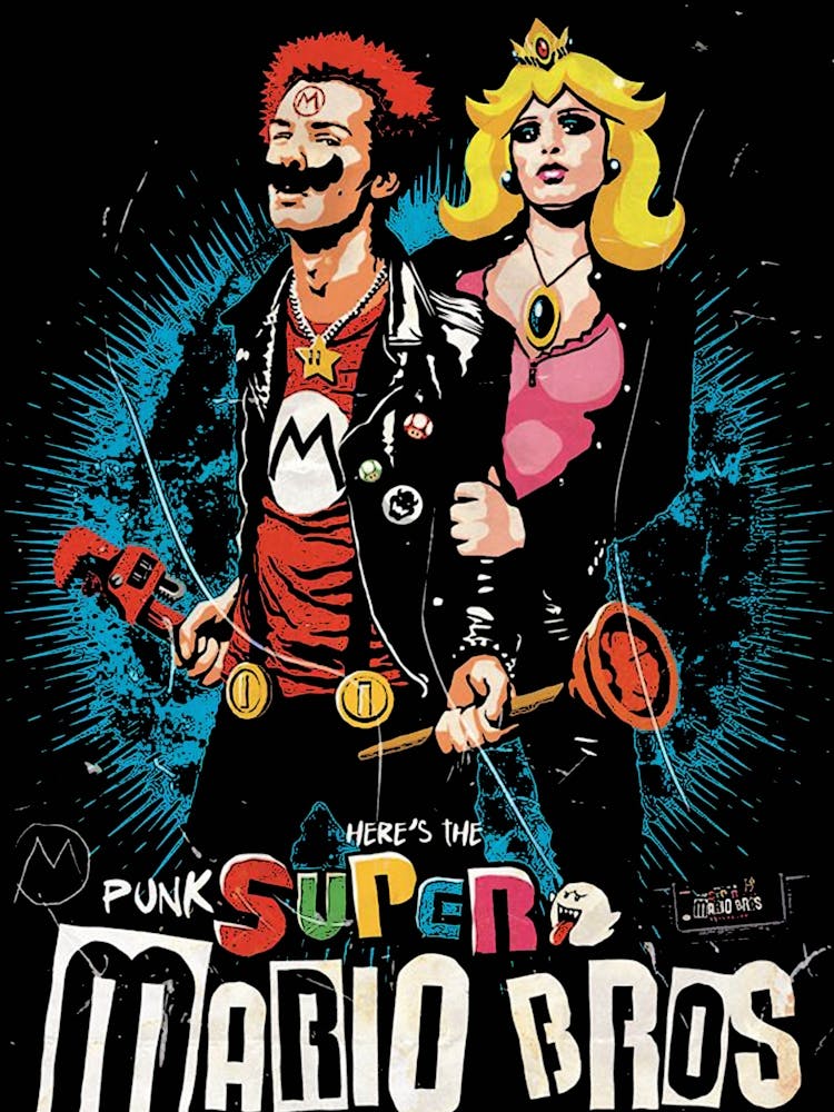 Super Mario Bros sex pistols band music