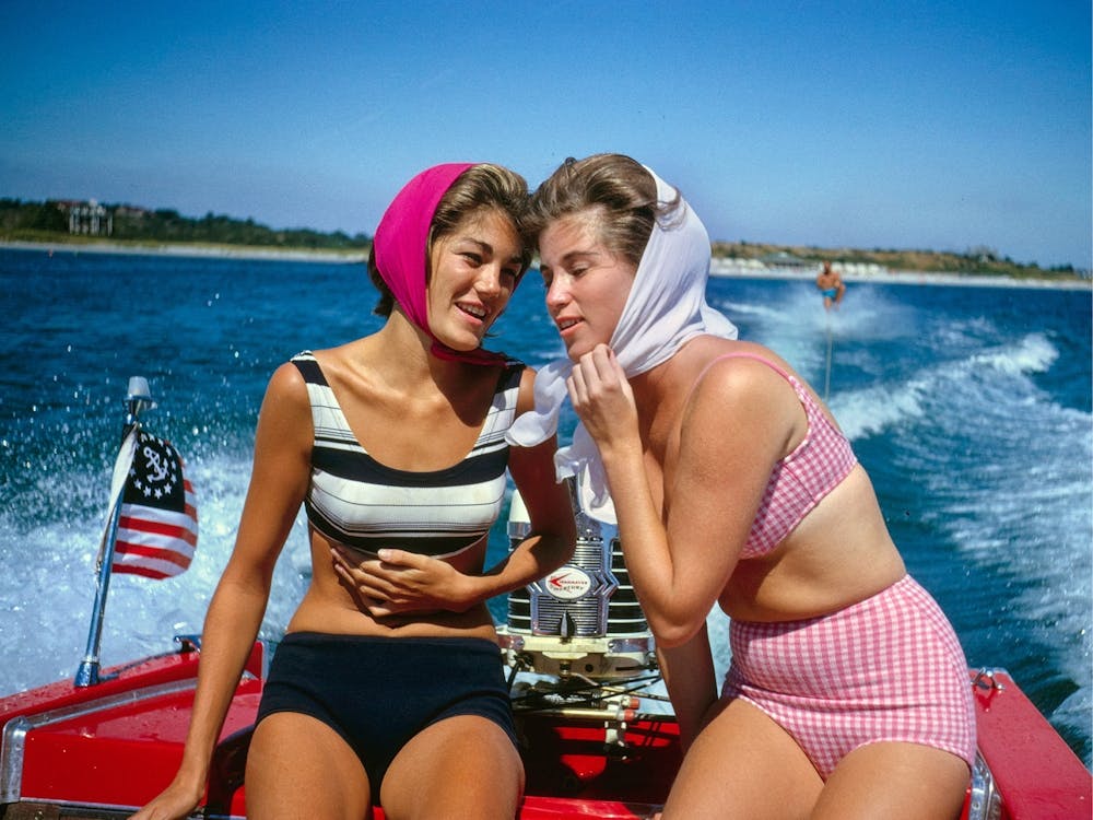 Vintage Nantucket Beach Poster