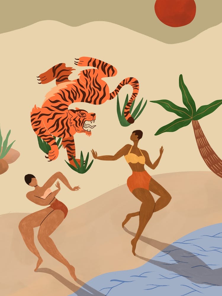 Tanz mit dem Tiger