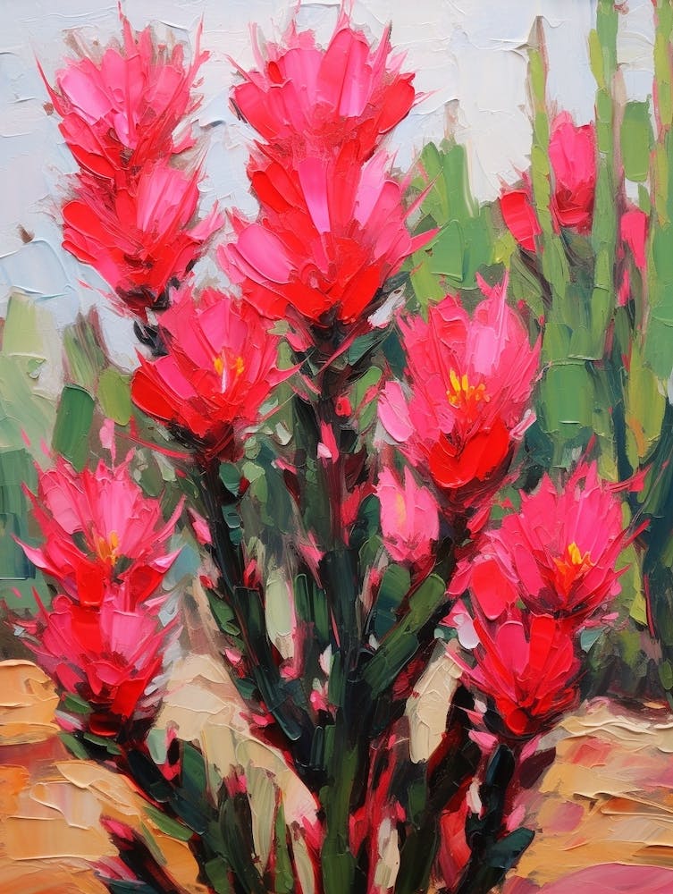 Cactus Painting Echinocereus 3