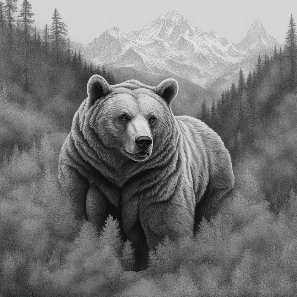 Bear In The Woods