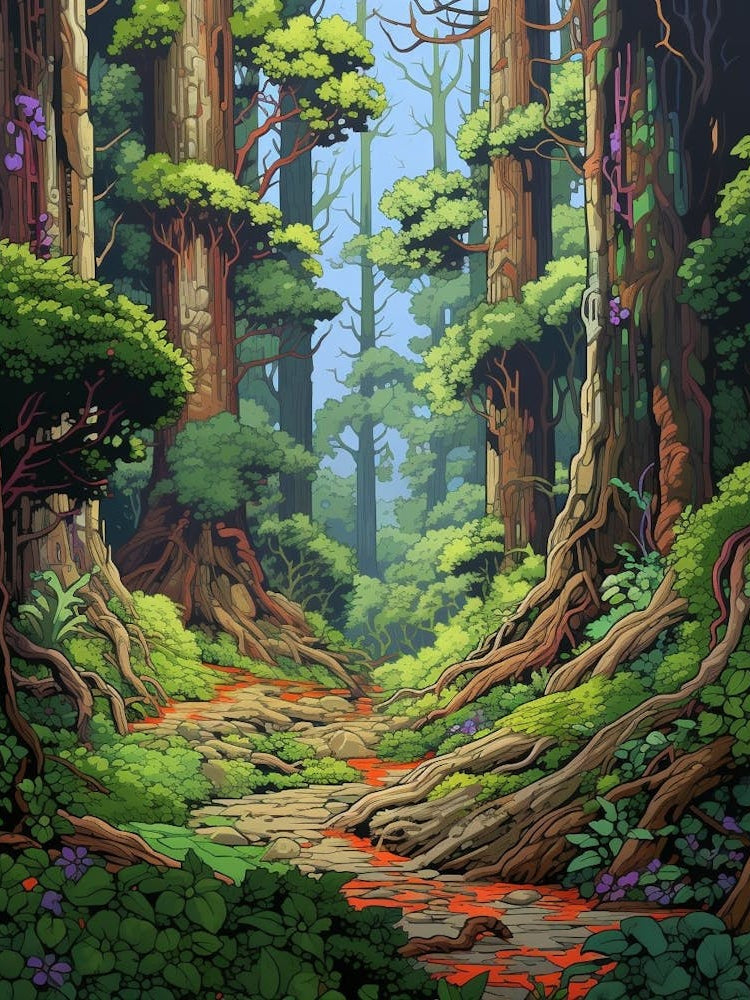 Knysna Forest Pixel Art 2