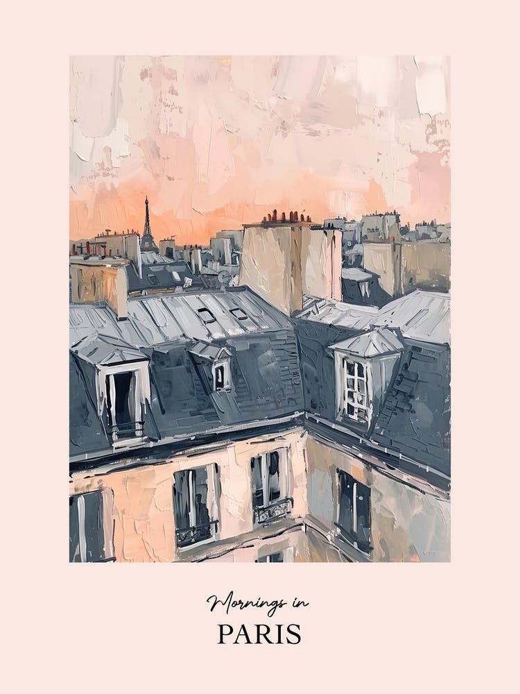 Mornings In Paris Rooftops Morning Skyline 7
