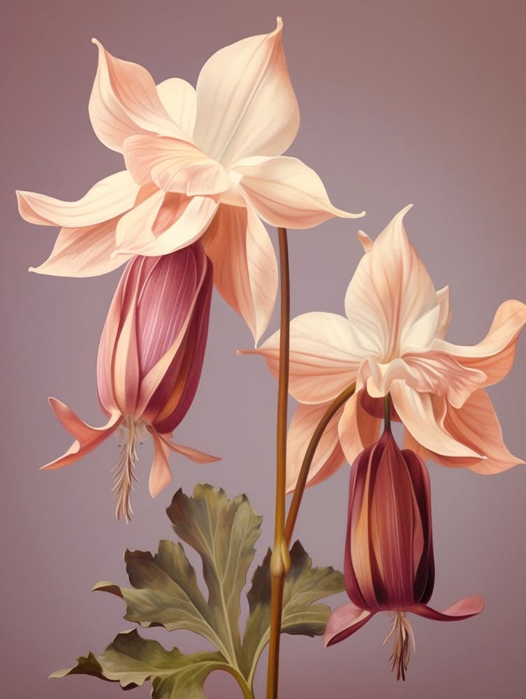 Floral Illustration Columbine 3