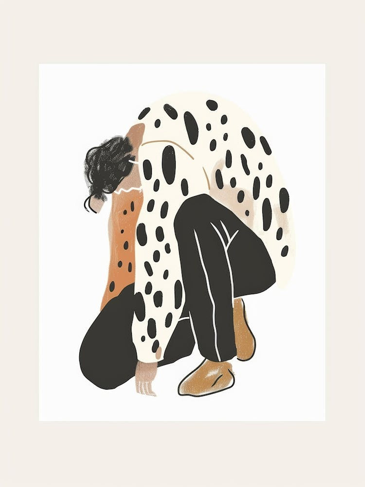 Woman In A Leopard Sweater