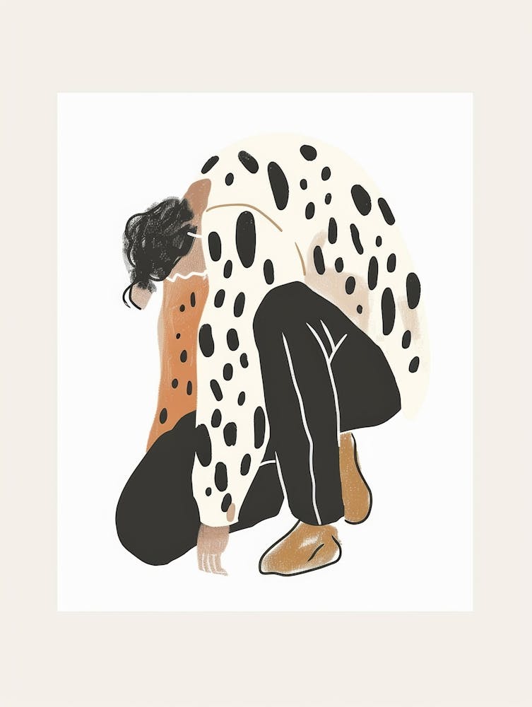 Woman In A Leopard Sweater