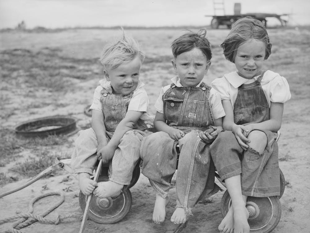 Children Of Ray Halstead, Fsa (Farm Security Administration) Rehabilitation Borrower, Dead Ox Flat, Malheur Count