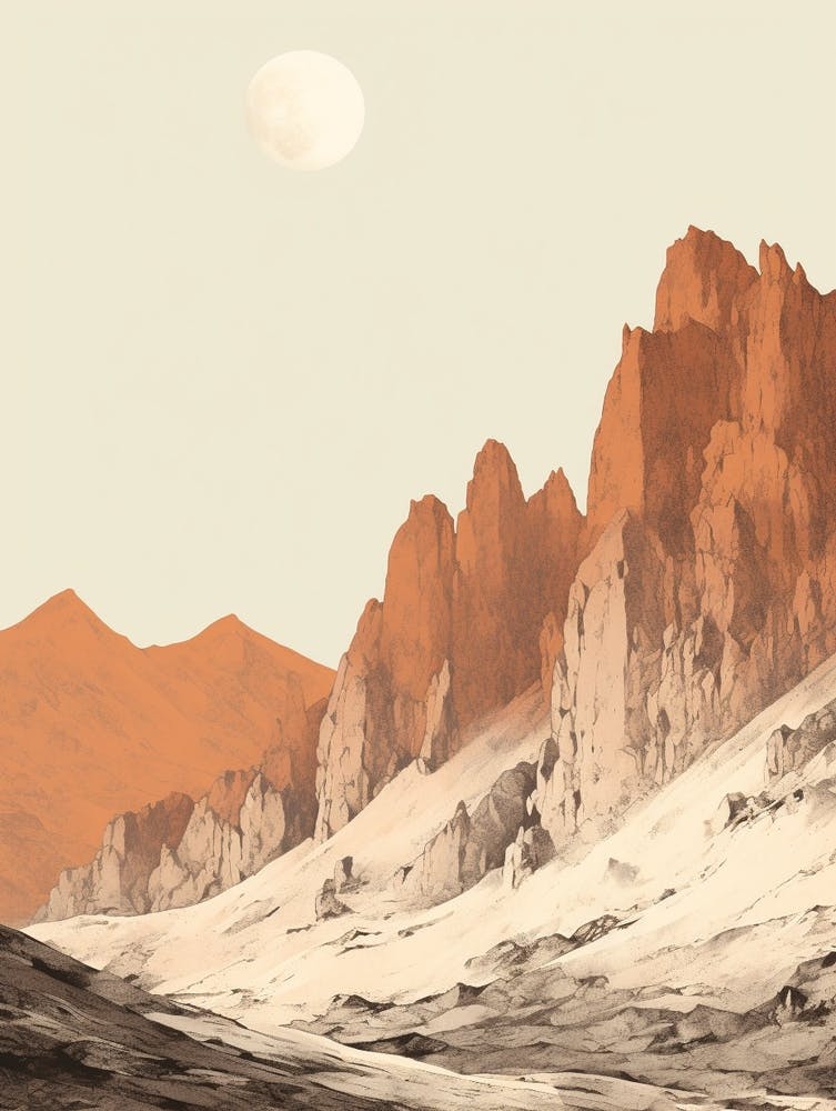 Dolomites Italy 4 Hiking Trail Landscape