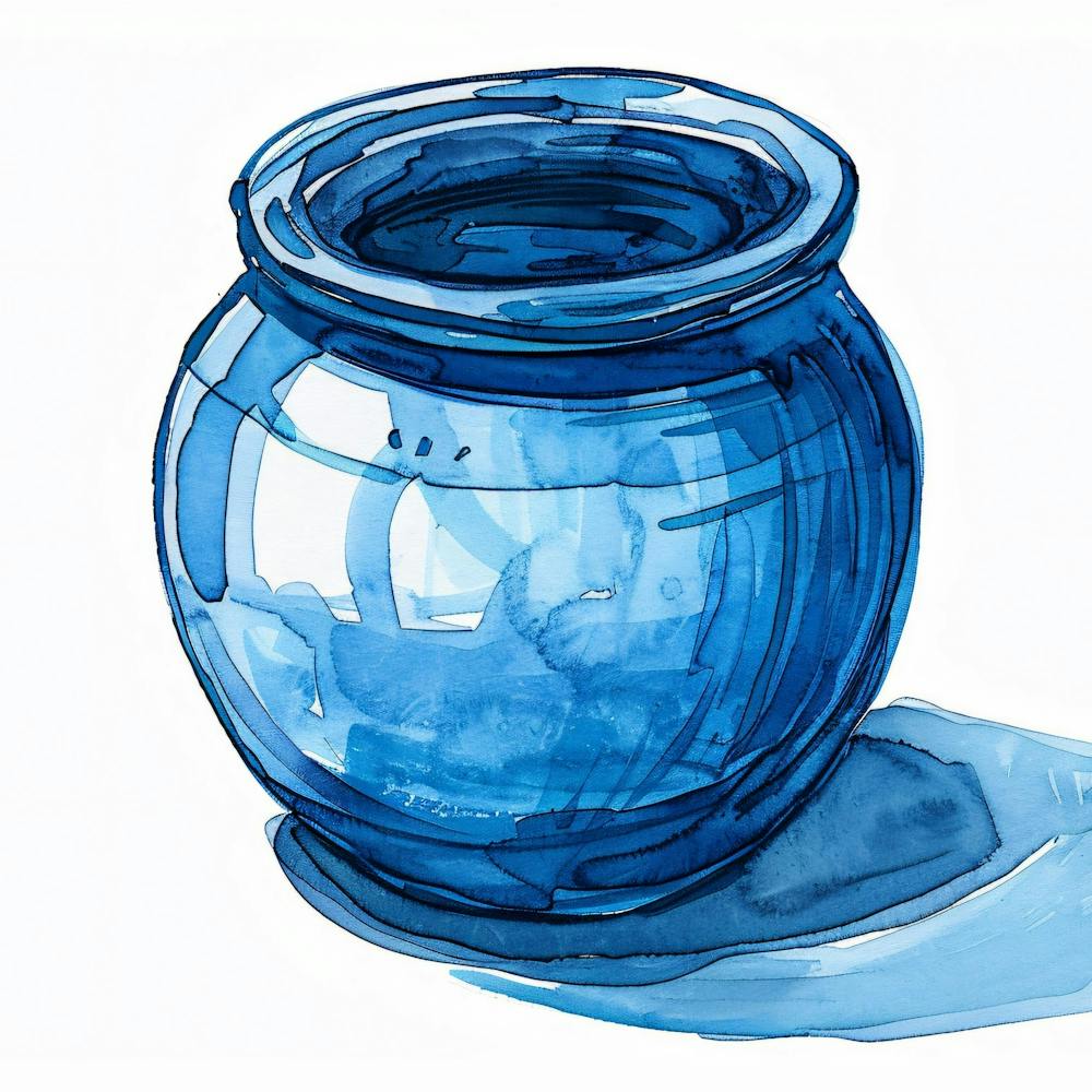 Blue Vase 1